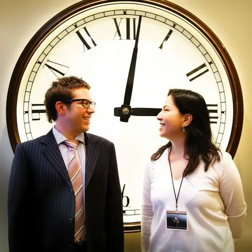 我们约定在5点见面。