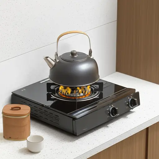 请用水壶烧点水泡茶。