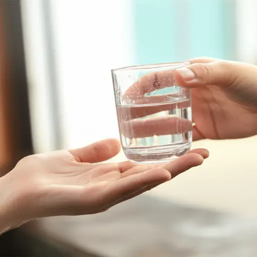 请把水带来给我。