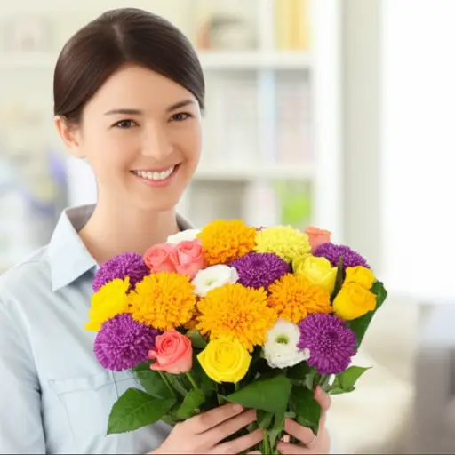 非常感谢你的花！