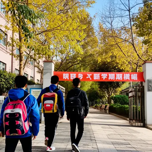 我们学校的新学年从九月开始。