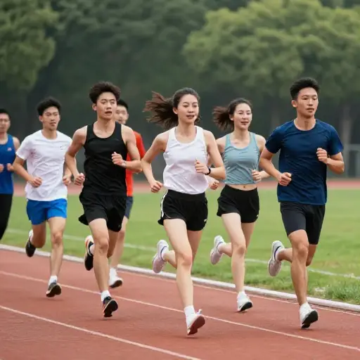 我们尽可能地快跑。