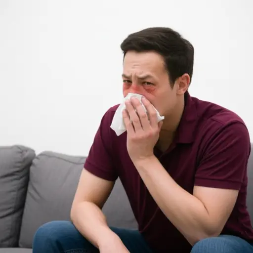 我感冒了，嘴巴很干。