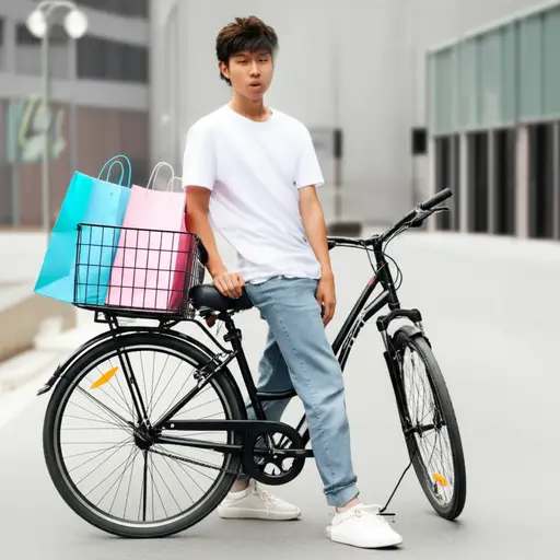 我需要用你的自行车来运所有买的东西。