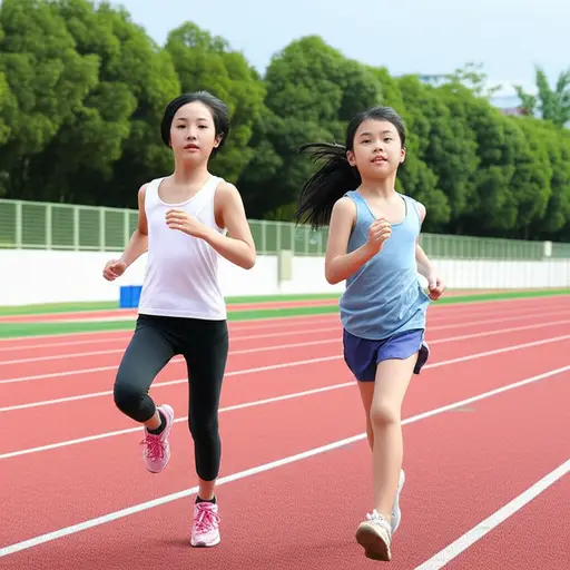 她跑得比他快得多。