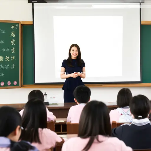 我的老师非常棒，而且她总是很开心。