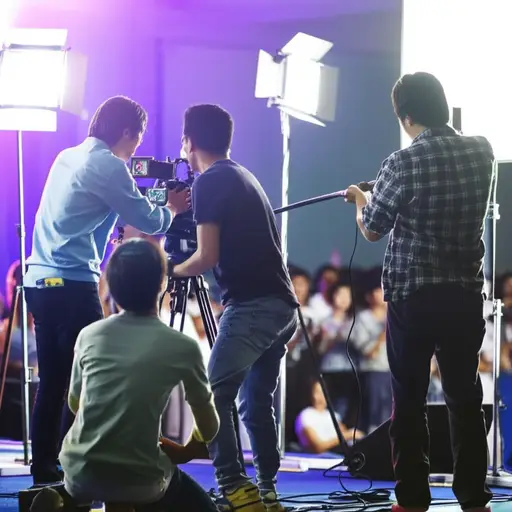 摄影团队无缝协作，报道了这场现场活动。