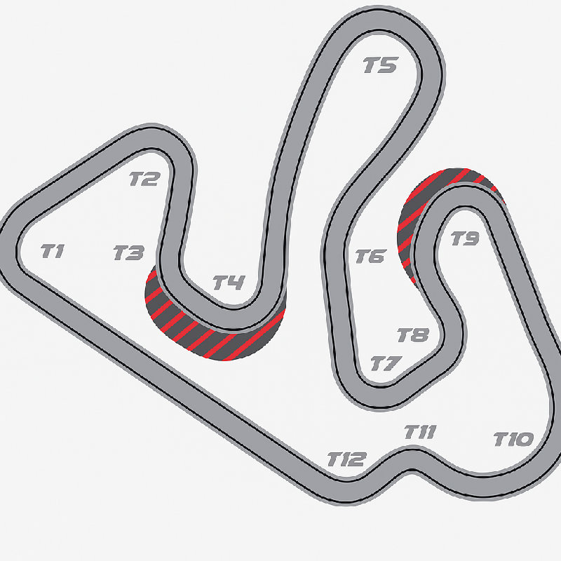 比赛共有10圈。