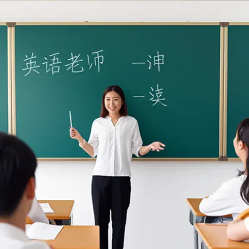 我们的英语老师正在向全班讲解标点符号的规则。