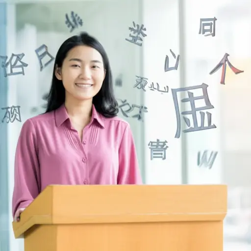 她会说四种语言。