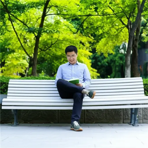 他喜欢一个人待着。