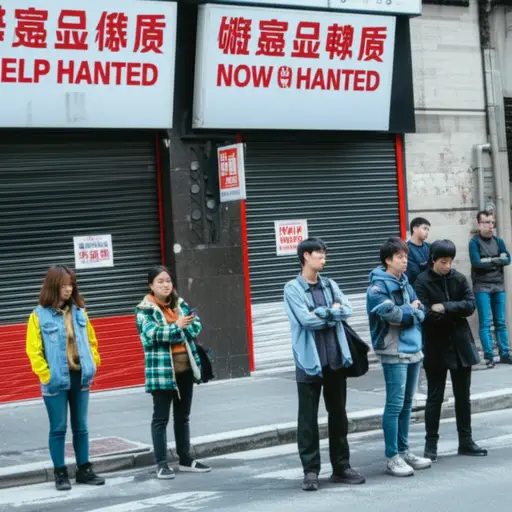 许多年轻人失业了。