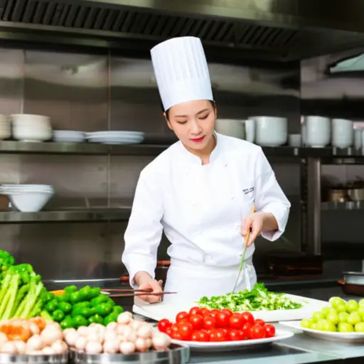 她是本市最优秀的厨师之一，以其创意菜肴而闻名。