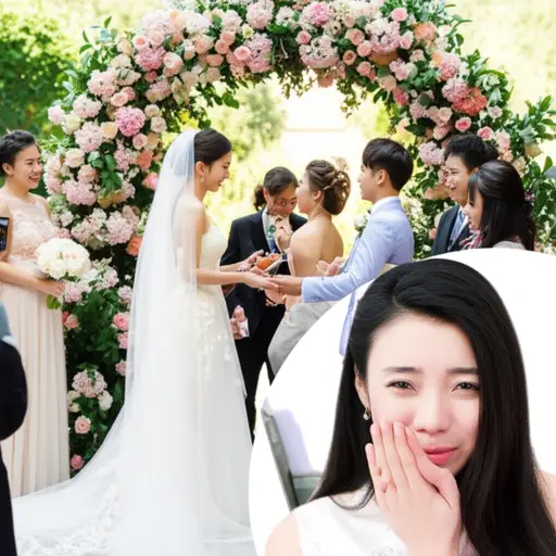 在婚礼仪式上，我感到非常激动。