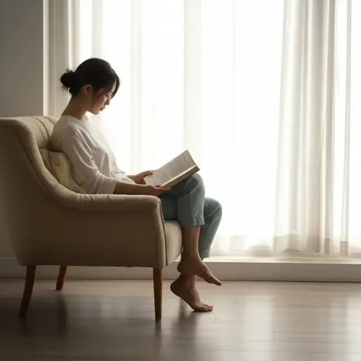 阅读是一项安静的室内活动。