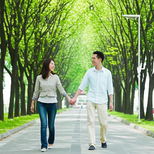 我们决定步行去公园。