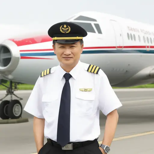 他过去是一名飞行员。