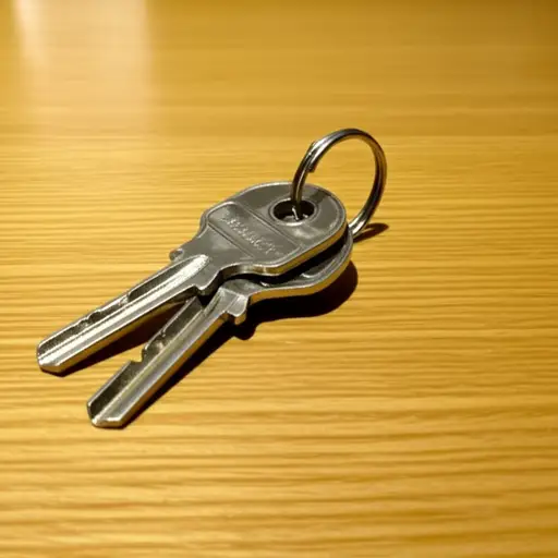 也许你的钥匙在桌子上。