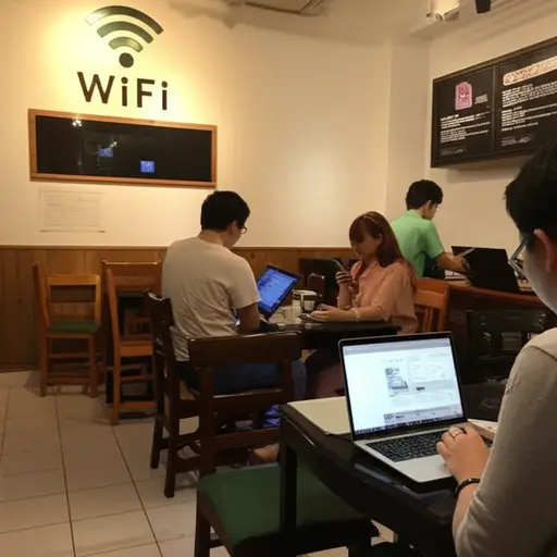 这家咖啡馆提供免费WiFi。