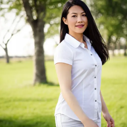 她突然朝我的方向走来。