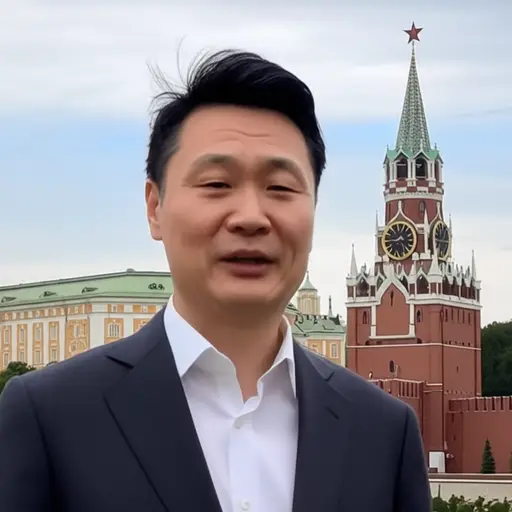 他说话带有浓重的俄罗斯口音。