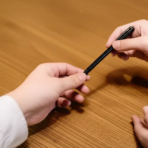 你能递给我那支笔吗？