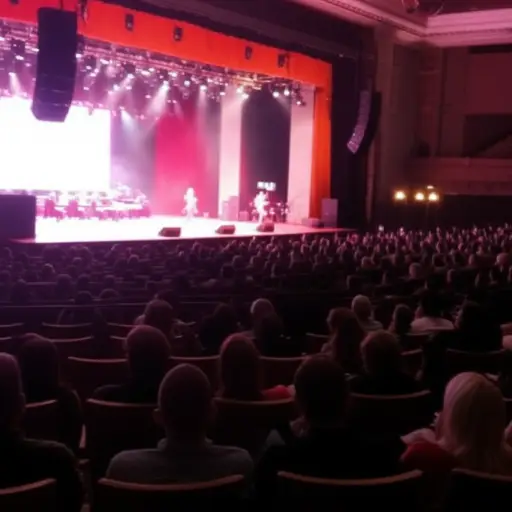 从这里我几乎能看到舞台。