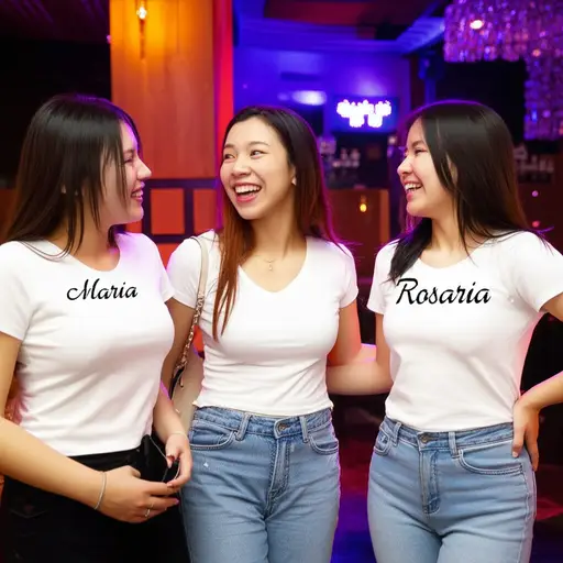 雖然我在這個俱樂部不認識任何人，但我立刻和Maria和Rosaria成了朋友。