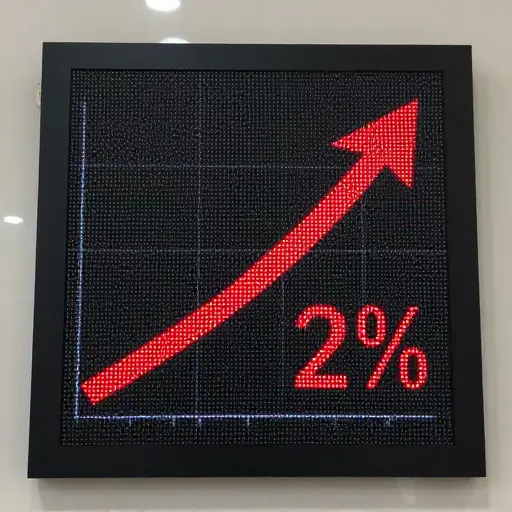 利率上涨了两个百分点。