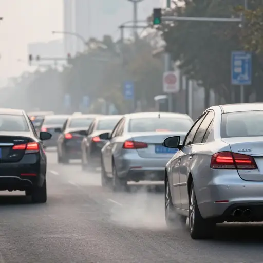 汽车也排放一氧化碳，使空气不适合呼吸。