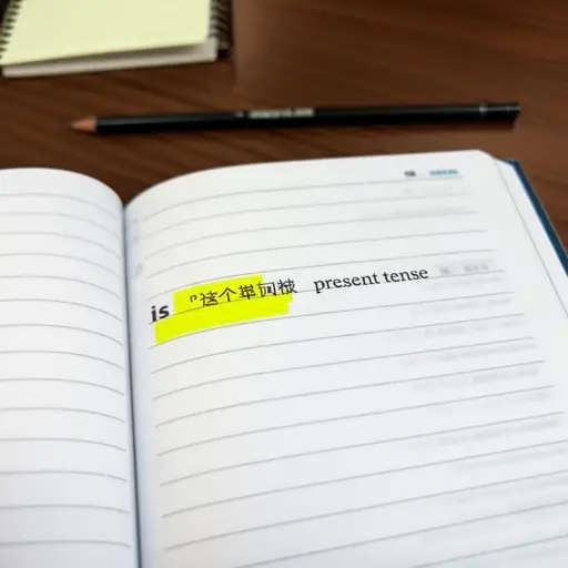 单词 'is' 经常用于现在时态。