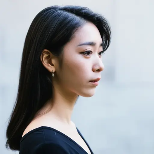 她给了我一个冷淡而疏远的眼神。