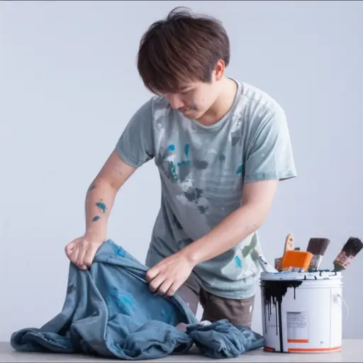 记得穿旧衣服。如果不，它们可能会被弄脏。