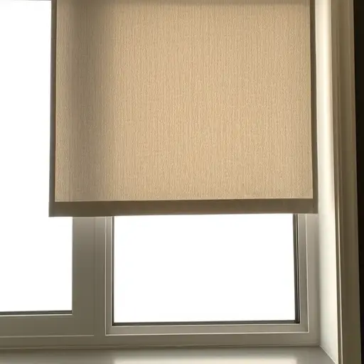 厨房的窗户上有一副小窗帘。