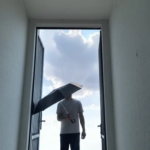 带把伞，以防晚些时候下雨。