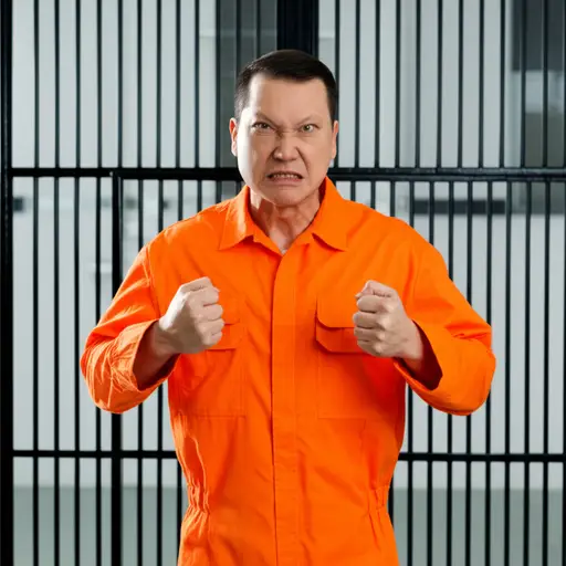 他扮演一个暴力罪犯的角色。