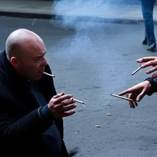 许多人对尼古丁上瘾。