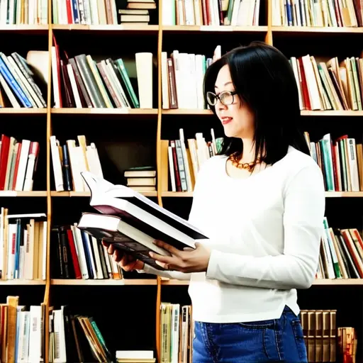 她是一个聪明的女人。