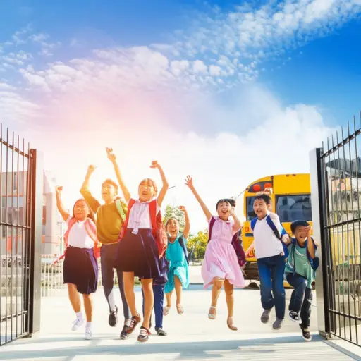 我们的暑假只有三周了，我们非常兴奋！