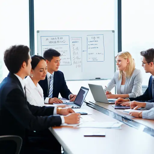 团队高效工作以按时完成任务。