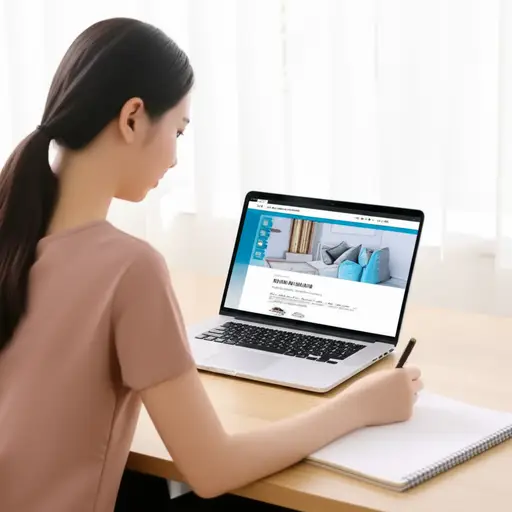 她失去了工作，但她正通过参加在线课程来尽量利用这种情况。