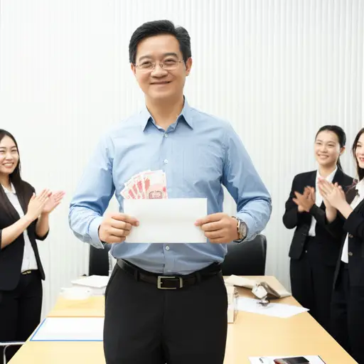 他收到了一小笔钱作为退休礼物。