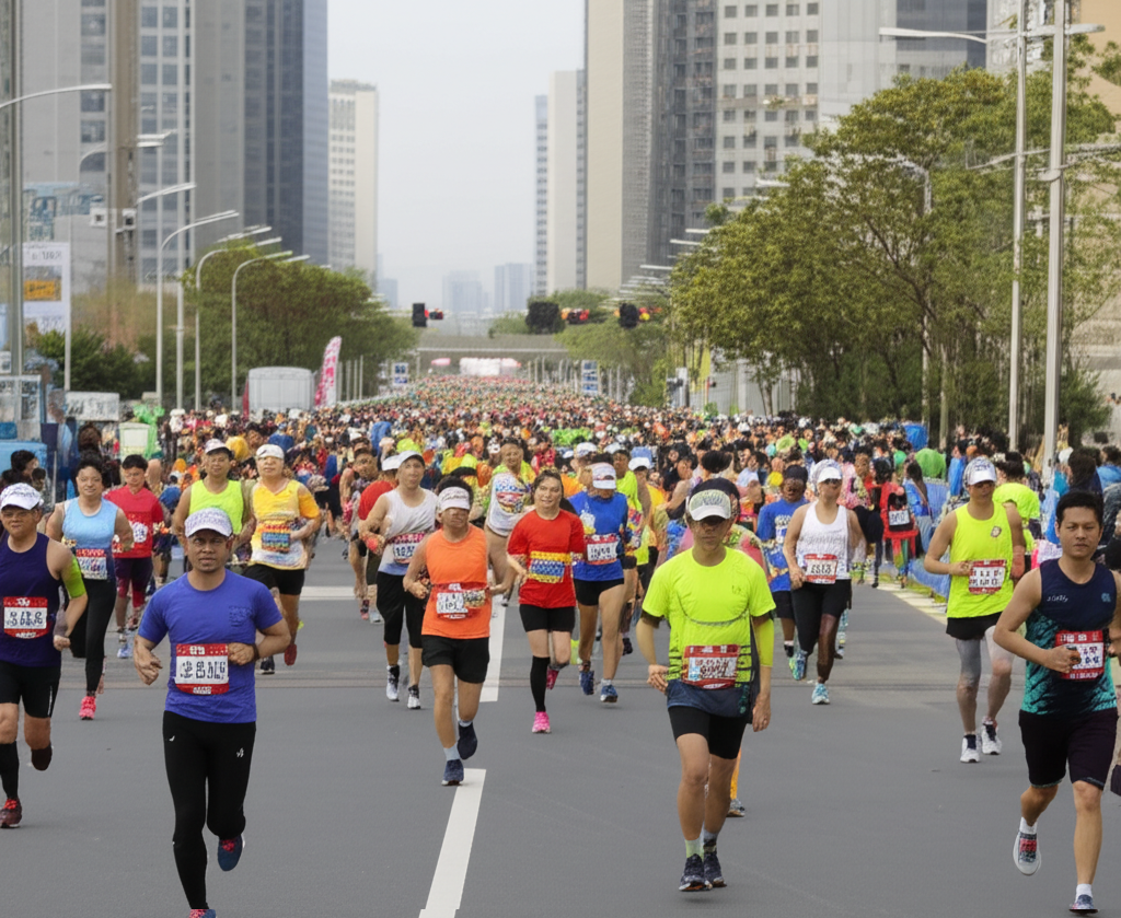 许多城市每年都会举办马拉松比赛，欢迎各个水平的跑者参加。