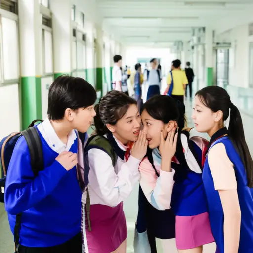 很快，谣言就传遍了学校。