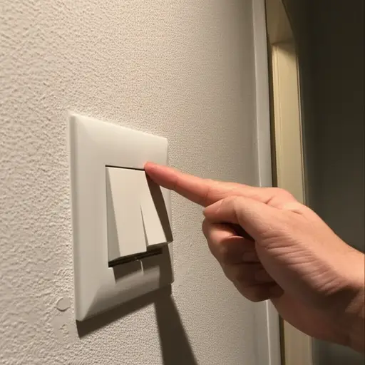 离开房间前关灯，以节约能源。