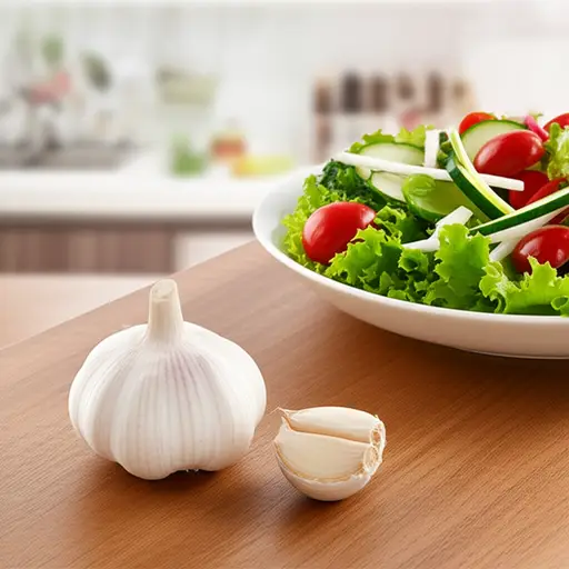 大蒜对你的健康有益。