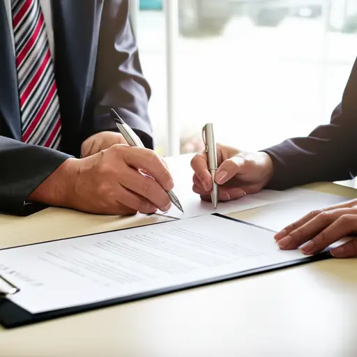 公司之间的协议昨天签署了。