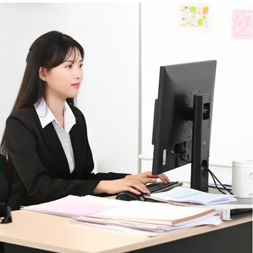 我妈妈是一名办公室文员。