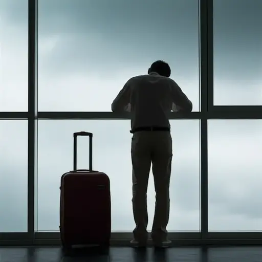 我感到很抑郁，决定搬到另一个城市生活。