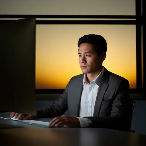 长时间看电脑屏幕可能对你的眼睛有害。